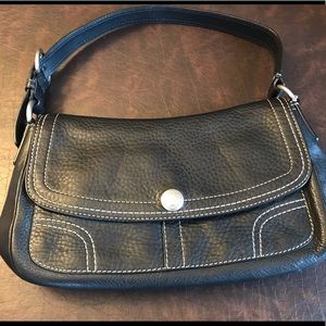 Black Leather Coach Purse